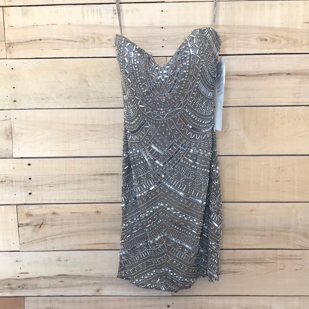 SCALA short tan dress